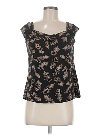 Pre-owned Assorted Brands Sleeveless Blouse In Black