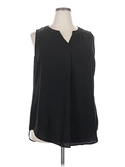 Pre-owned Assorted Brands Sleeveless Blouse In Black