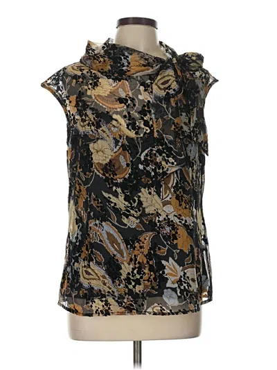 Pre-owned Assorted Brands Sleeveless Blouse In Black