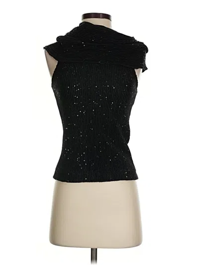 Pre-owned Assorted Brands Sleeveless Blouse In Black