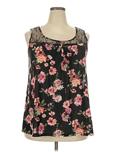 Pre-owned Assorted Brands Sleeveless Blouse In Black