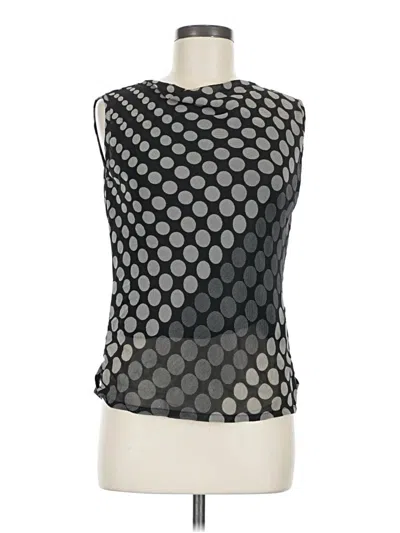 Pre-owned Assorted Brands Sleeveless Blouse In Black