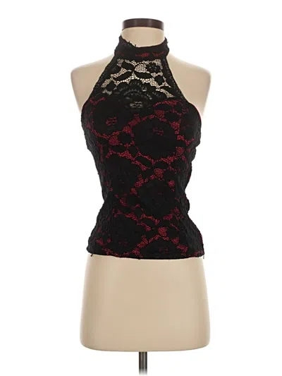 Pre-owned Assorted Brands Sleeveless Blouse In Black