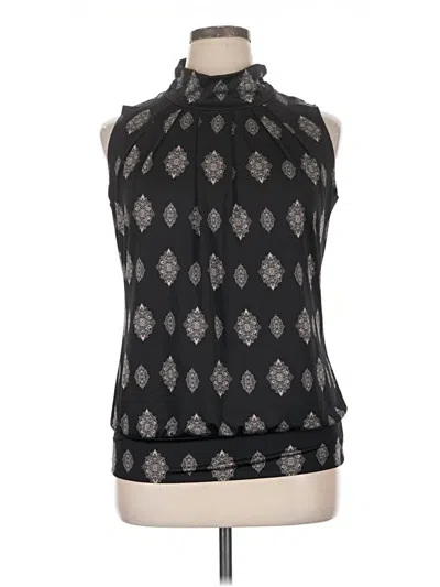 Pre-owned Assorted Brands Sleeveless Blouse In Black
