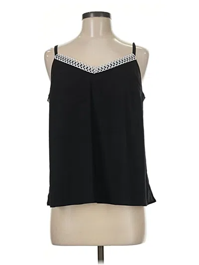 Pre-owned Assorted Brands Sleeveless Blouse In Black