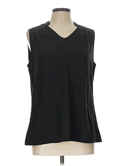 Assorted Brands Sleeveless Blouse In Black