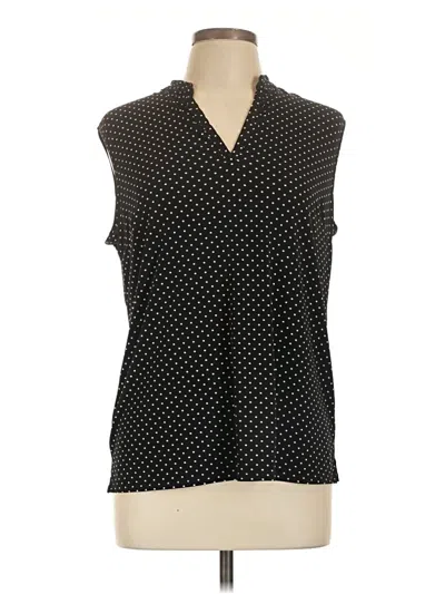 Pre-owned Assorted Brands Sleeveless Blouse In Black