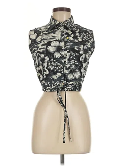 Pre-owned Assorted Brands Sleeveless Blouse In Black