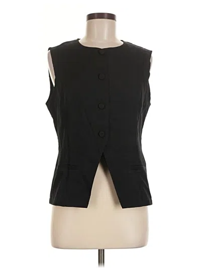 Pre-owned Assorted Brands Sleeveless Blouse In Black