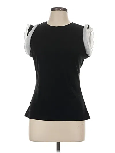 Pre-owned Assorted Brands Sleeveless Blouse In Black