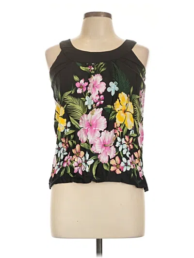 Pre-owned Assorted Brands Sleeveless Blouse In Black