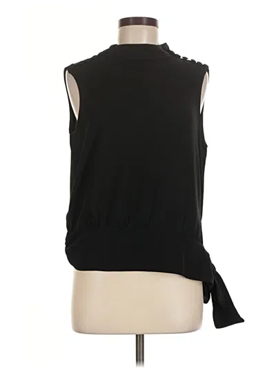 Pre-owned Assorted Brands Sleeveless Blouse In Black