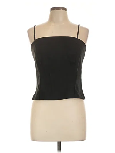 Pre-owned Assorted Brands Sleeveless Blouse In Black