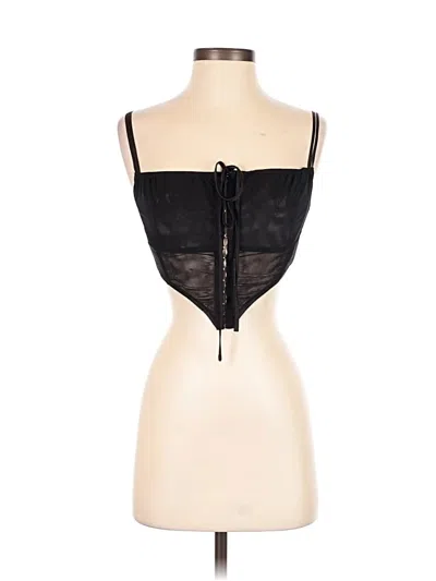 Pre-owned Assorted Brands Sleeveless Blouse In Black