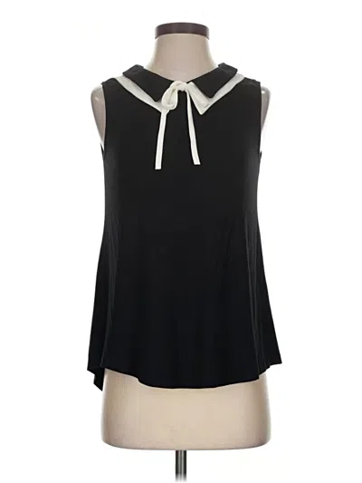 Pre-owned Assorted Brands Sleeveless Blouse In Black