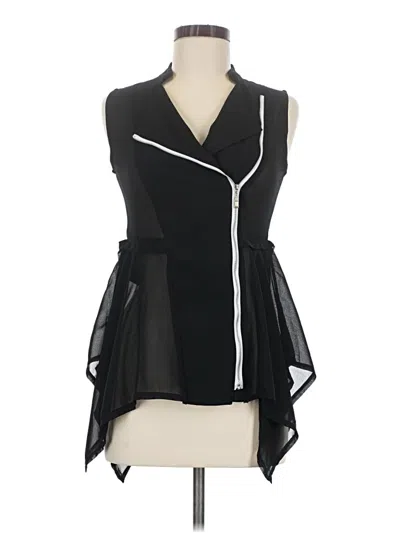 Pre-owned Assorted Brands Sleeveless Blouse In Black