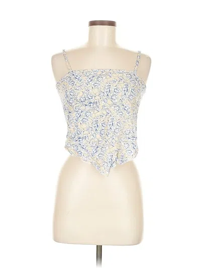 Pre-owned Assorted Brands Sleeveless Blouse In Blue