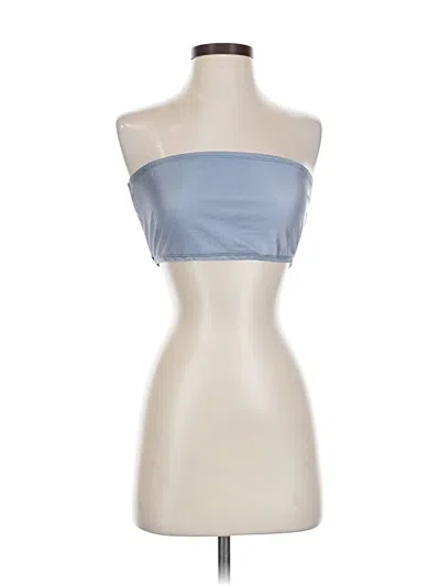Pre-owned Assorted Brands Sleeveless Blouse In Blue