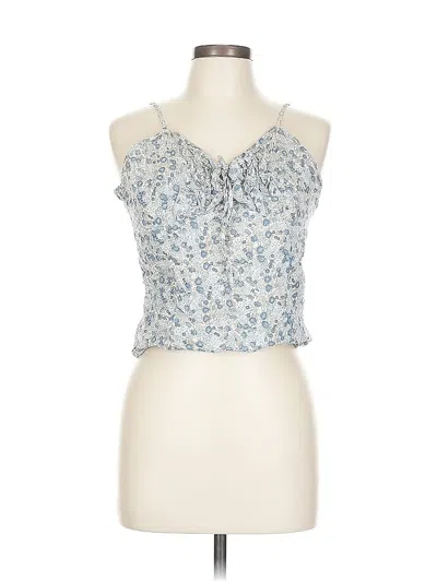 Pre-owned Assorted Brands Sleeveless Blouse In Blue