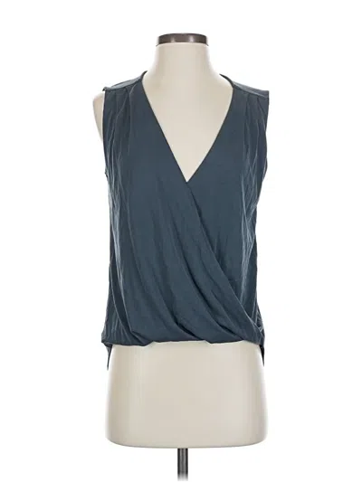 Pre-owned Assorted Brands Sleeveless Blouse In Blue