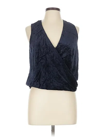 Pre-owned Assorted Brands Sleeveless Blouse In Blue