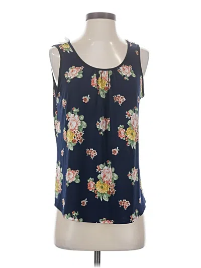 Pre-owned Assorted Brands Sleeveless Blouse In Blue
