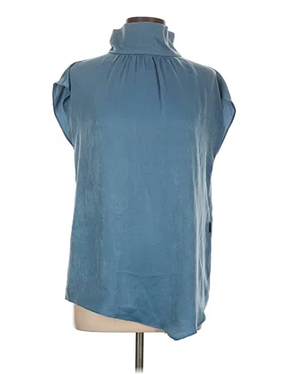Pre-owned Assorted Brands Sleeveless Blouse In Blue