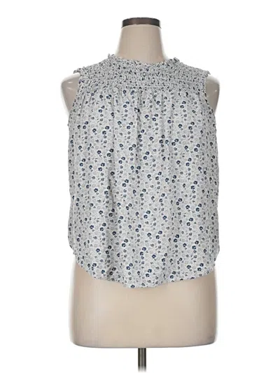 Pre-owned Assorted Brands Sleeveless Blouse In Blue