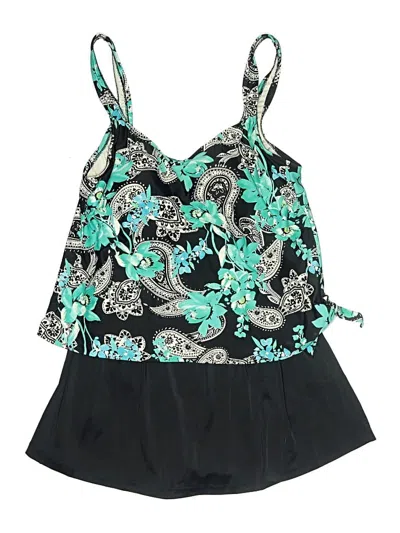 Pre-owned Assorted Brands Sleeveless Blouse In Blue