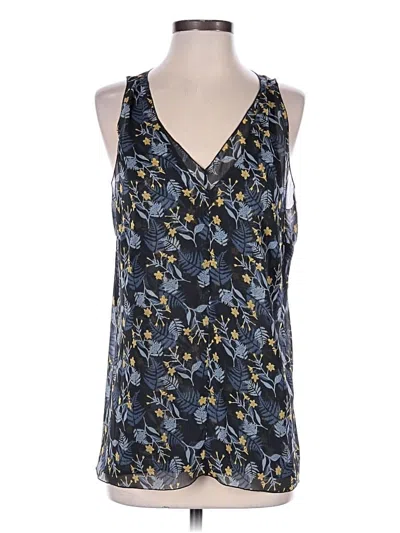 Pre-owned Assorted Brands Sleeveless Blouse In Blue