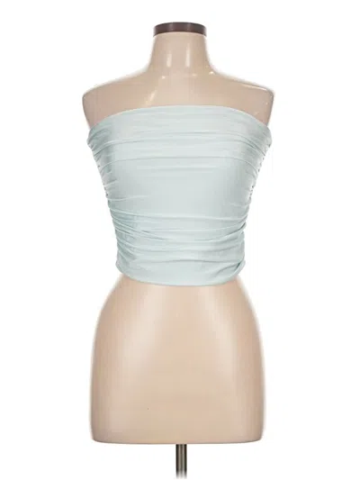 Pre-owned Assorted Brands Sleeveless Blouse In Blue