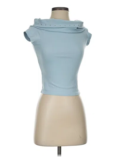 Pre-owned Assorted Brands Sleeveless Blouse In Blue