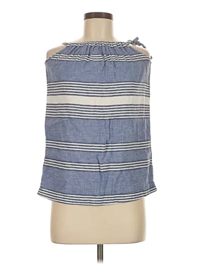 Pre-owned Assorted Brands Sleeveless Blouse In Blue