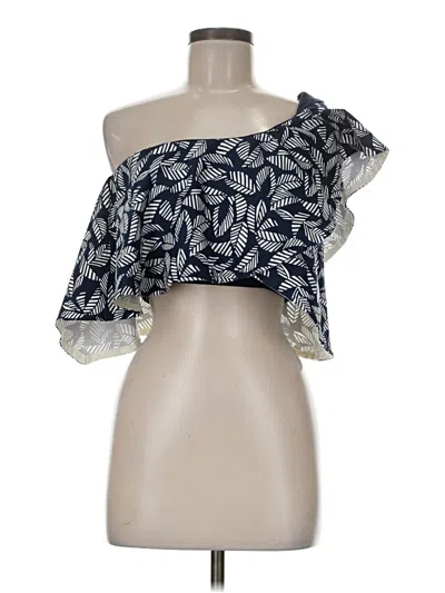 Pre-owned Assorted Brands Sleeveless Blouse In Blue