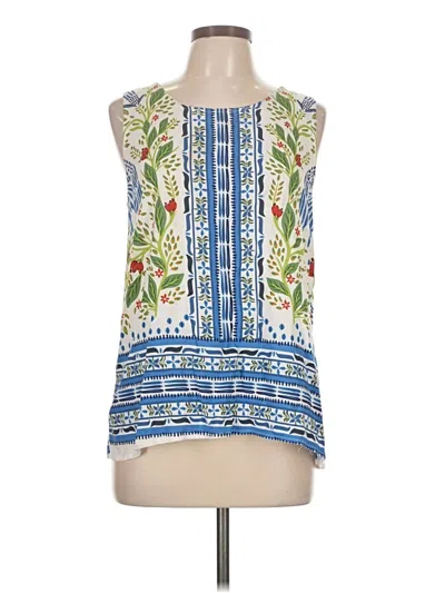 Pre-owned Assorted Brands Sleeveless Blouse In Blue