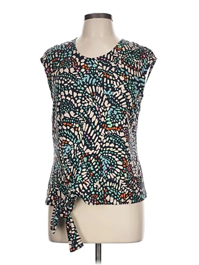Pre-owned Assorted Brands Sleeveless Blouse In Blue