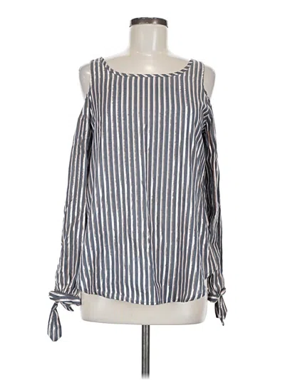 Pre-owned Assorted Brands Sleeveless Blouse In Blue