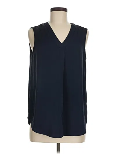 Pre-owned Assorted Brands Sleeveless Blouse In Blue