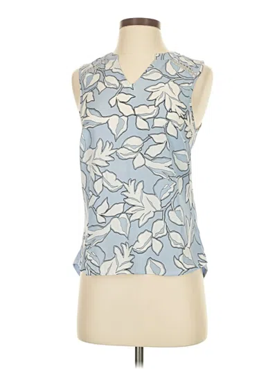 Pre-owned Assorted Brands Sleeveless Blouse In Blue