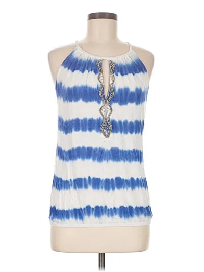 Pre-owned Assorted Brands Sleeveless Blouse In Blue