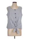 Assorted Brands Sleeveless Blouse In Blue