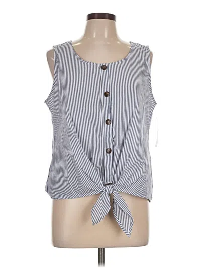 Assorted Brands Sleeveless Blouse In Blue