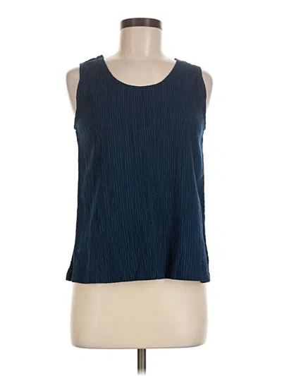 Pre-owned Assorted Brands Sleeveless Blouse In Blue