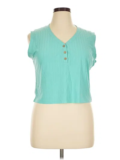 Assorted Brands Sleeveless Blouse In Blue