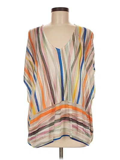 Pre-owned Assorted Brands Sleeveless Blouse In Brown