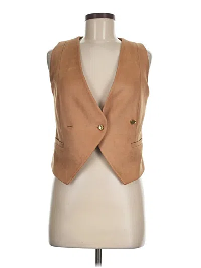 Pre-owned Assorted Brands Sleeveless Blouse In Brown