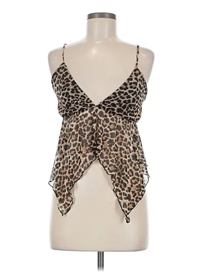 Assorted Brands Sleeveless Blouse In Brown