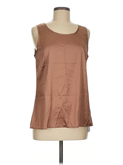 Assorted Brands Sleeveless Blouse In Brown