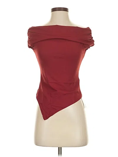 Assorted Brands Sleeveless Blouse In Burgundy