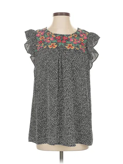 Pre-owned Assorted Brands Sleeveless Blouse In Gray